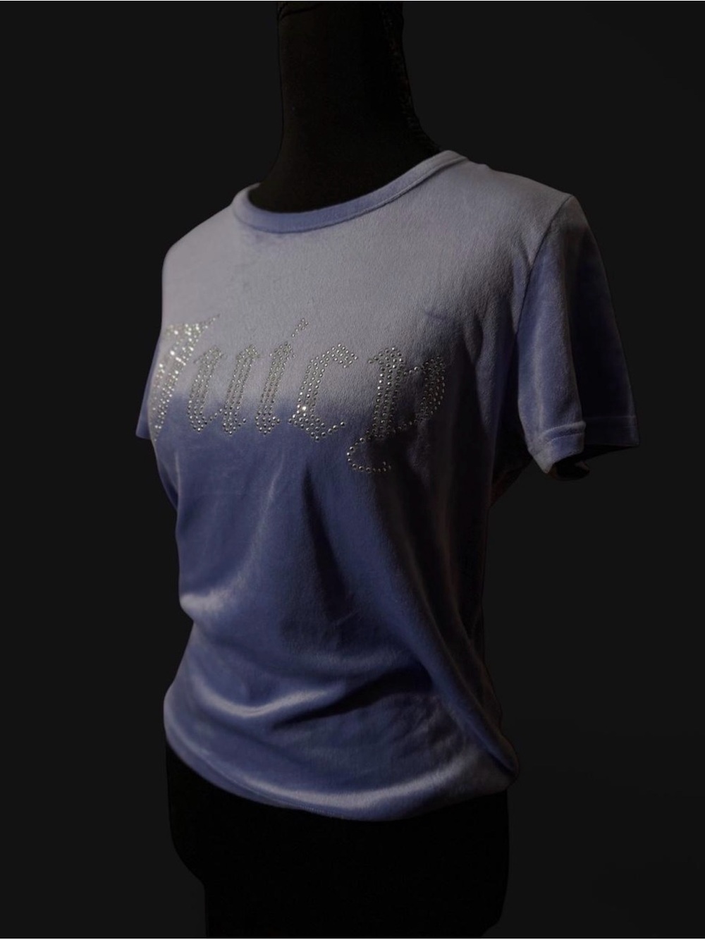 Juicy Couture Lavender Ombre Crystal Logo Tee